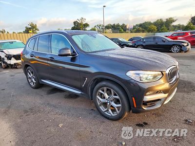 Czwarte zdjęcie samochodu z boku: 2020 BMW X3 SDRIVE30I VIN:5UXTY3C04L9D65169 - miniatura