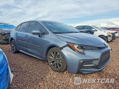 Czwarte zdjęcie samochodu z boku: 2022 TOYOTA COROLLA SE VIN:5YFS4MCE7NP103523 - miniatura