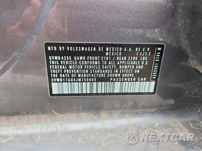 Zdjęcie 12 z 12 samochodu: 2018 VOLKSWAGEN GOLF SPORTWAGEN S VIN:3VWD17AU4JM759609 - miniatura
