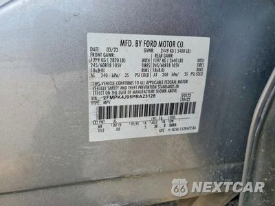 Zdjęcie 14 z 14 samochodu: 2023 FORD EDGE SEL VIN:2FMPK4J95PBA23128 - miniatura