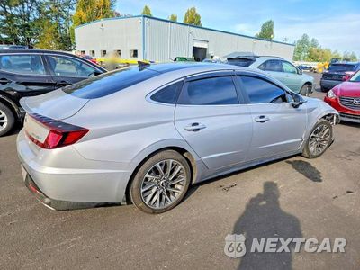 Trzecie zdjęcie samochodu z tyłu: 2023 HYUNDAI SONATA LIMITED VIN:KMHL34J20PA281387 - miniatura