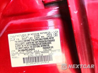 Zdjęcie 12 z 12 samochodu: 2012 NISSAN SENTRA 2.0 VIN:3N1AB6AP5CL642818 - miniatura