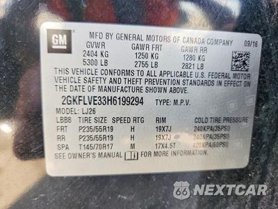 Zdjęcie 14 z 14 samochodu: 2017 GMC TERRAIN DENALI VIN:2GKFLVE33H6199294 - miniatura