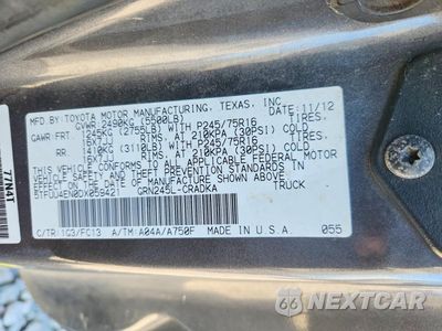Zdjęcie 12 z 12 samochodu: 2013 TOYOTA TACOMA V6 VIN:5TFUU4EN0DX059421 - miniatura