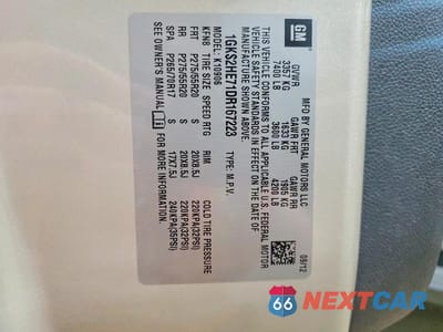 Zdjęcie 13 z 13 samochodu: 2013 GMC YUKON XL K1500 SLE VIN:1GKS2HE71DR167223 - miniatura