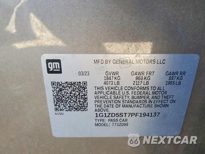 Zdjęcie 12 z 12 samochodu: 2023 CHEVROLET MALIBU LT VIN:1G1ZD5ST7PF194137 - miniatura