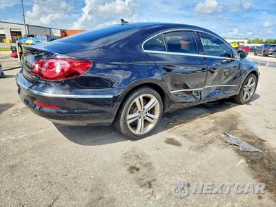 Trzecie zdjęcie samochodu z tyłu: 2012 VOLKSWAGEN CC SPORT VIN:WVWMN7AN2CE514705 - miniatura
