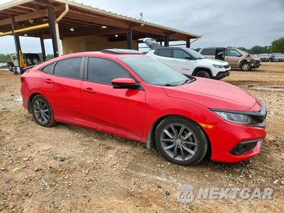 Czwarte zdjęcie samochodu z boku: 2019 HONDA CIVIC EX VIN:JHMFC1F32KX000731 - miniatura