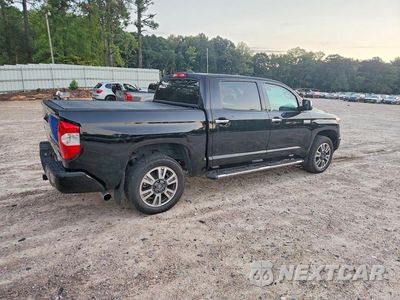 Trzecie zdjęcie samochodu z tyłu: 2021 TOYOTA TUNDRA PLATINUM VIN:5TFAY5F12MX996182 - miniatura