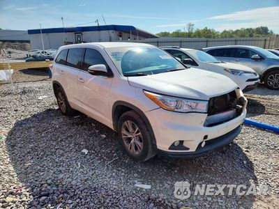 Czwarte zdjęcie samochodu z boku: 2015 TOYOTA HIGHLANDER LE PLUS VIN:5TDZKRFH1FS073919 - miniatura