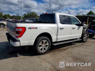 Trzecie zdjęcie samochodu z tyłu: 2021 FORD F150 SUPERCREW VIN:1FTFW1ED4MFA44225 - miniatura