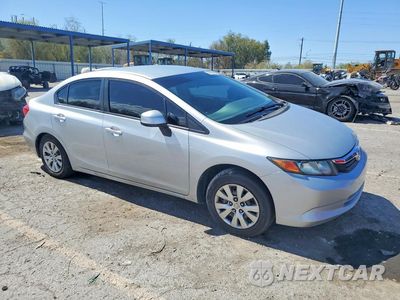 Czwarte zdjęcie samochodu z boku: 2012 HONDA CIVIC LX VIN:2HGFB2F50CH595842 - miniatura