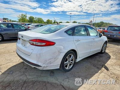 Trzecie zdjęcie samochodu z tyłu: 2018 FORD FUSION SE VIN:3FA6P0H79JR129448 - miniatura