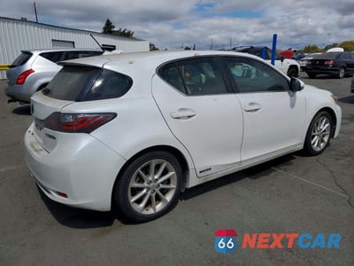 Trzecie zdjęcie samochodu z tyłu: 2011 LEXUS CT 200 VIN:JTHKD5BH6B2020904 - miniatura