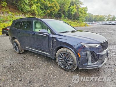 Czwarte zdjęcie samochodu z boku: 2021 CADILLAC XT6 SPORT VIN:1GYKPGRS7MZ125624 - miniatura