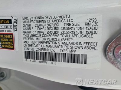 Zdjęcie 13 z 13 samochodu: 2024 ACURA RDX TECHNOLOGY VIN:5J8TC2H56RL011050 - miniatura