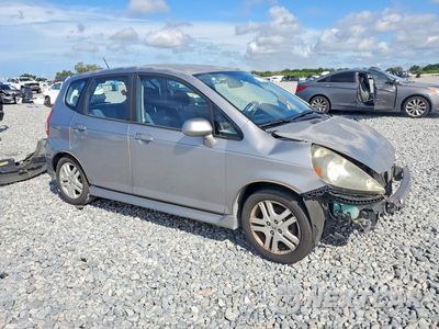 Czwarte zdjęcie samochodu z boku: 2008 HONDA FIT SPORT VIN:JHMGD38618S033536 - miniatura