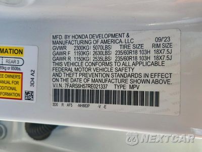 Zdjęcie 13 z 13 samochodu: 2024 HONDA CR-V SPORT VIN:7FARS6H57RE021337 - miniatura