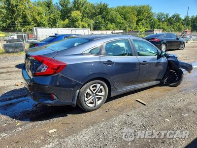 Trzecie zdjęcie samochodu z tyłu: 2017 HONDA CIVIC LX VIN:2HGFC2F58HH561393 - miniatura
