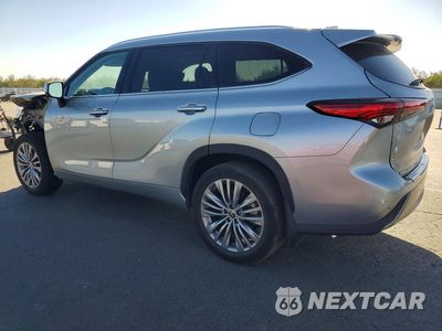 Drugie zdjęcie samochodu z przodu: 2020 TOYOTA HIGHLANDER HYBRID PLATINUM VIN:5TDEBRCH5LS005086 - miniatura