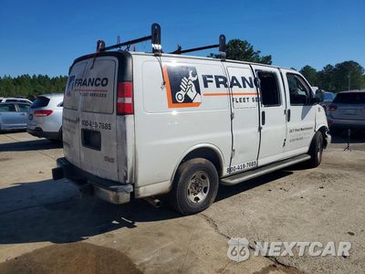 Trzecie zdjęcie samochodu z tyłu: 2018 GMC SAVANA G2500 VIN:1GTW7AFG6J1333587 - miniatura