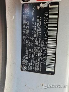 Zdjęcie 12 z 12 samochodu: 2006 BMW 530 I VIN:WBANE73586CM32041 - miniatura