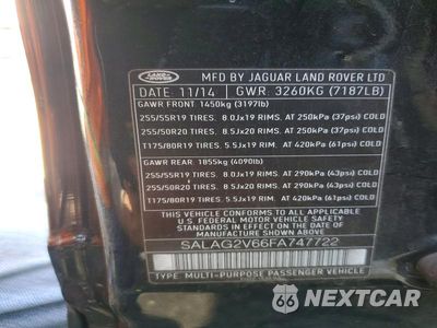 Zdjęcie 12 z 12 samochodu: 2015 LAND ROVER LR4 HSE VIN:SALAG2V66FA747722 - miniatura