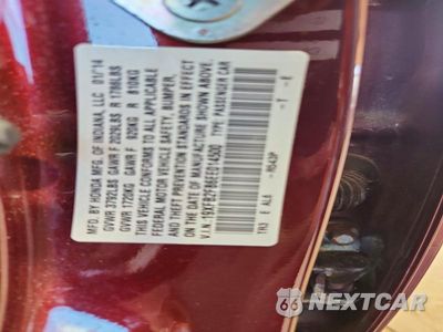 Zdjęcie 12 z 12 samochodu: 2014 HONDA CIVIC EX VIN:19XFB2F86EE014500 - miniatura