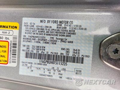 Zdjęcie 12 z 12 samochodu: 2026 FORD MUSTANG VIN:1FAGP8UH0T5115235 - miniatura