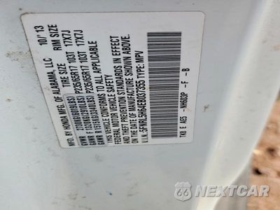 Zdjęcie 14 z 14 samochodu: 2014 HONDA ODYSSEY EXL VIN:5FNRL5H64EB037355 - miniatura
