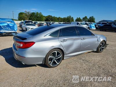Trzecie zdjęcie samochodu z tyłu: 2021 HONDA ACCORD SPORT VIN:1HGCV1F32MA100835 - miniatura