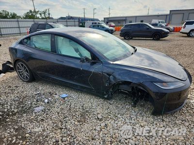 Czwarte zdjęcie samochodu z boku: 2024 TESLA MODEL 3 VIN:5YJ3E1EB0RF853835 - miniatura