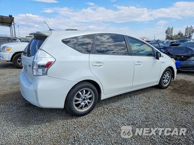 Trzecie zdjęcie samochodu z tyłu: 2012 TOYOTA PRIUS V THREE VIN:JTDZN3EU2C3136462 - miniatura