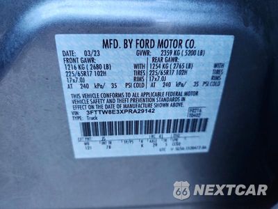 Zdjęcie 12 z 12 samochodu: 2023 FORD MAVERICK XL VIN:3FTTW8E3XPRA29142 - miniatura