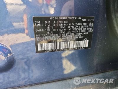 Zdjęcie 12 z 12 samochodu: 2020 SUBARU OUTBACK TOURING LDL VIN:4S4BTGPD0L3269597 - miniatura