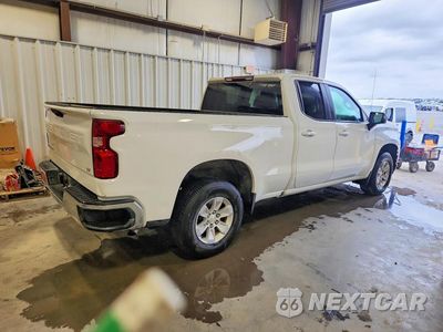 Trzecie zdjęcie samochodu z tyłu: 2019 CHEVROLET SILVERADO C1500 LT VIN:1GCRWCED1KZ319277 - miniatura