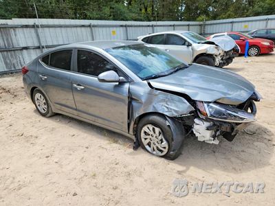 Czwarte zdjęcie samochodu z boku: 2019 HYUNDAI ELANTRA SE VIN:KMHD74LF8KU811167 - miniatura