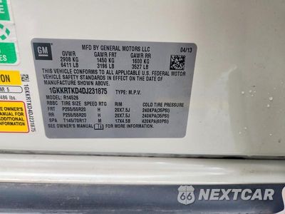 Zdjęcie 14 z 14 samochodu: 2013 GMC ACADIA DENALI VIN:1GKKRTKD4DJ231875 - miniatura