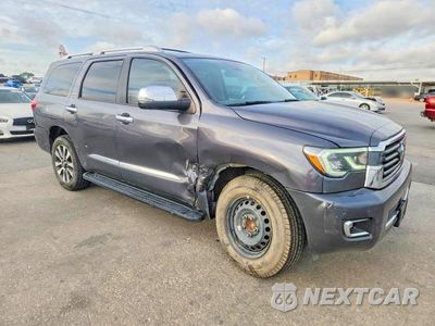 Czwarte zdjęcie samochodu z boku: 2018 TOYOTA SEQUOIA LIMITED VIN:5TDKY5G19JS071354 - miniatura