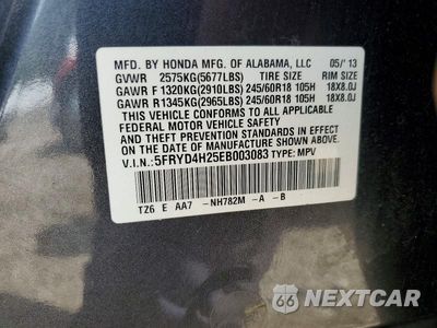 Zdjęcie 14 z 14 samochodu: 2014 ACURA MDX VIN:5FRYD4H25EB003083 - miniatura