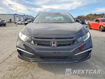 Piąte zdjęcie samochodu w środku: 2019 HONDA CIVIC LX VIN:19XFC2F61KE023130 - miniatura