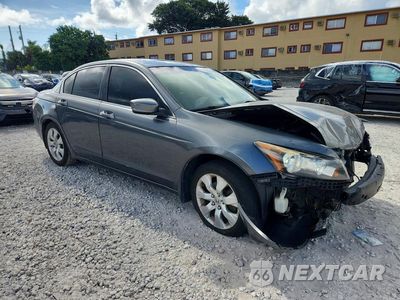 Czwarte zdjęcie samochodu z boku: 2008 HONDA ACCORD EXL VIN:JHMCP268X8C004700 - miniatura