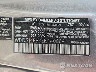 Zdjęcie 12 z 12 samochodu: 2014 MERCEDES-BENZ CLA 250 VIN:WDDSJ4EB0EN140069 - miniatura