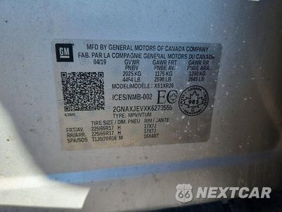 Zdjęcie 13 z 13 samochodu: 2019 CHEVROLET EQUINOX LT VIN:2GNAXJEVXK6273555 - miniatura