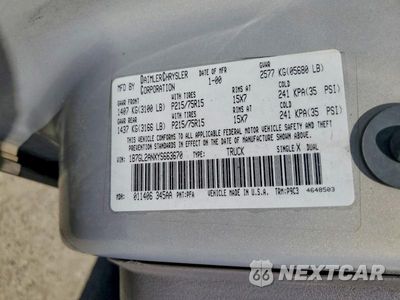 Zdjęcie 13 z 13 samochodu: 2000 DODGE DAKOTA QUAD VIN:1B7GL2ANXYS663670 - miniatura