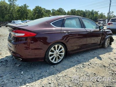 Trzecie zdjęcie samochodu z tyłu: 2017 FORD FUSION TITANIUM VIN:3FA6P0K99HR170067 - miniatura