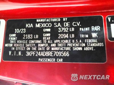 Zdjęcie 12 z 12 samochodu: 2024 KIA FORTE LXS VIN:3KPF24AD8RE709566 - miniatura