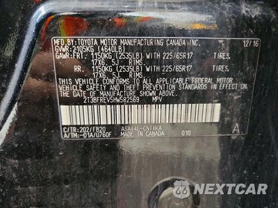 Zdjęcie 12 z 12 samochodu: 2017 TOYOTA RAV4 LE VIN:2T3BFREV5HW582569 - miniatura
