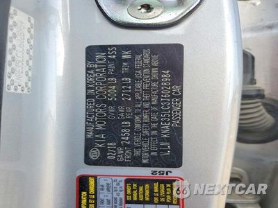 Zdjęcie 12 z 12 samochodu: 2018 KIA STINGER GT VIN:KNAE35LC3J6028984 - miniatura