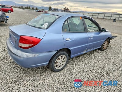 Trzecie zdjęcie samochodu z tyłu: 2005 KIA RIO BASE VIN:KNADC125956373711 - miniatura